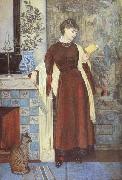 Walter Crane,RWS At Home:A Portrait (mk46) oil painting